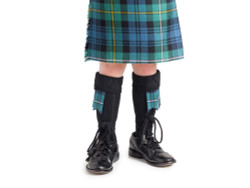 Childrens Kilt Hose black