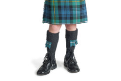 Childrens Kilt Hose charcoal