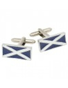 St. Andrews saltire enamel cufflinks St. Andrews saltire enamel cufflinks