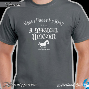 Magical Unicorn T-shirt_Charcoal Magical Unicorn T-shirt_Charcoal