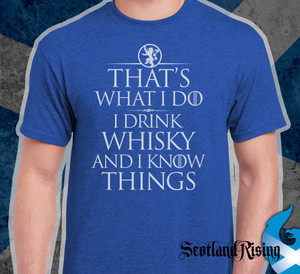 I Know Things T-shirt_Antique Royal I Know Things T-shirt_Antique Royal