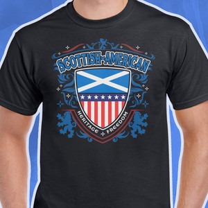 Scottish Amercan T-Shirt Scottish Amercan T-Shirt