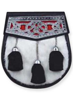 Celtic Chrome Plate - Red Backing Celtic Chrome Plate - Red Backing