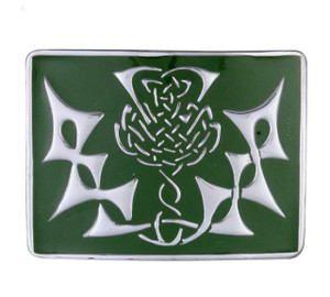 Kilt Belt Buckle 19 Green Kilt Belt Buckle 19 Green