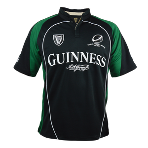 Guinness Black and Green Short Sleeve Performance Rugby Jersey Guinness Black and Green Short Sleeve Performance Rugby Jersey