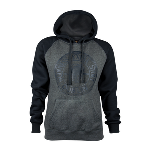 Charcoal Grey and Black Pullover Hoodie Charcoal Grey and Black Pullover Hoodie