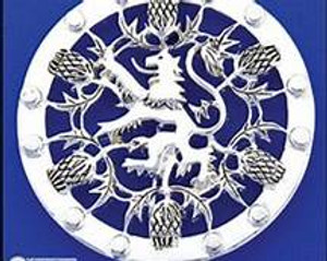 Round Rampant Lion and Thistle Round Rampant Lion and Thistle