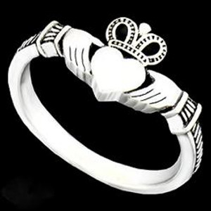 Sterling Silver Claddagh and Knotwork Sterling Silver Claddagh and Knotwork