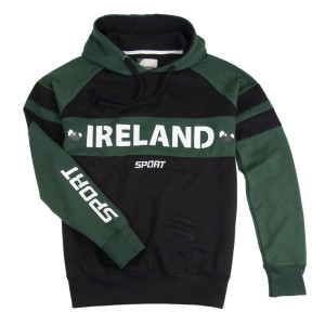 Ireland Green and Black Hoodie Ireland Green and Black Hoodie