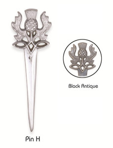 Traditional Thistle Kilt Pin Traditional Thistle Kilt Pin
