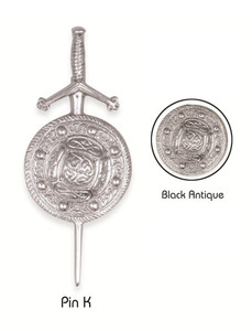 Celtic Shield Kilt Pin