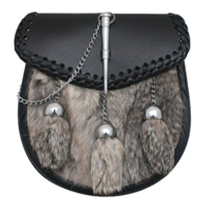 Grey Semi Dress with Pin Enclosure