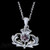 Pewter Thistle Necklace