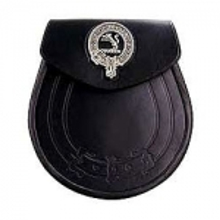 Leather Clan Crest Sporran_3