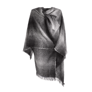 Ruana - Charcoal Check