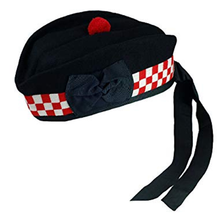 Red and White Diced Glengarry Red and White Diced Glengarry