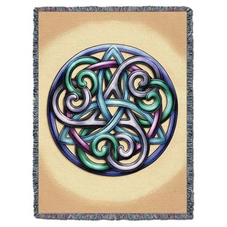 Celtic Grace Trinity Knot Blanket