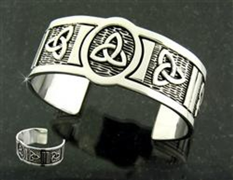 Trinity Knot Cuff Bracelet