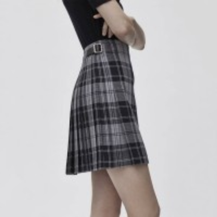 Ladies Acrylic Kilted Skirt