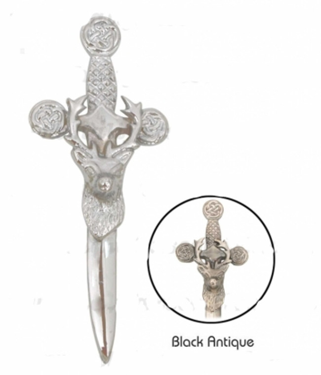 Celtic Stag Kilt Pin