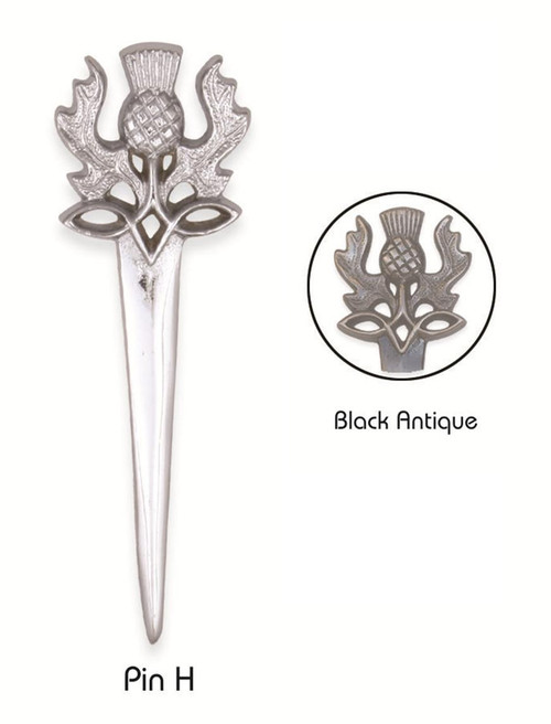 Traditional Thistle Kilt Pin The Tartan Store