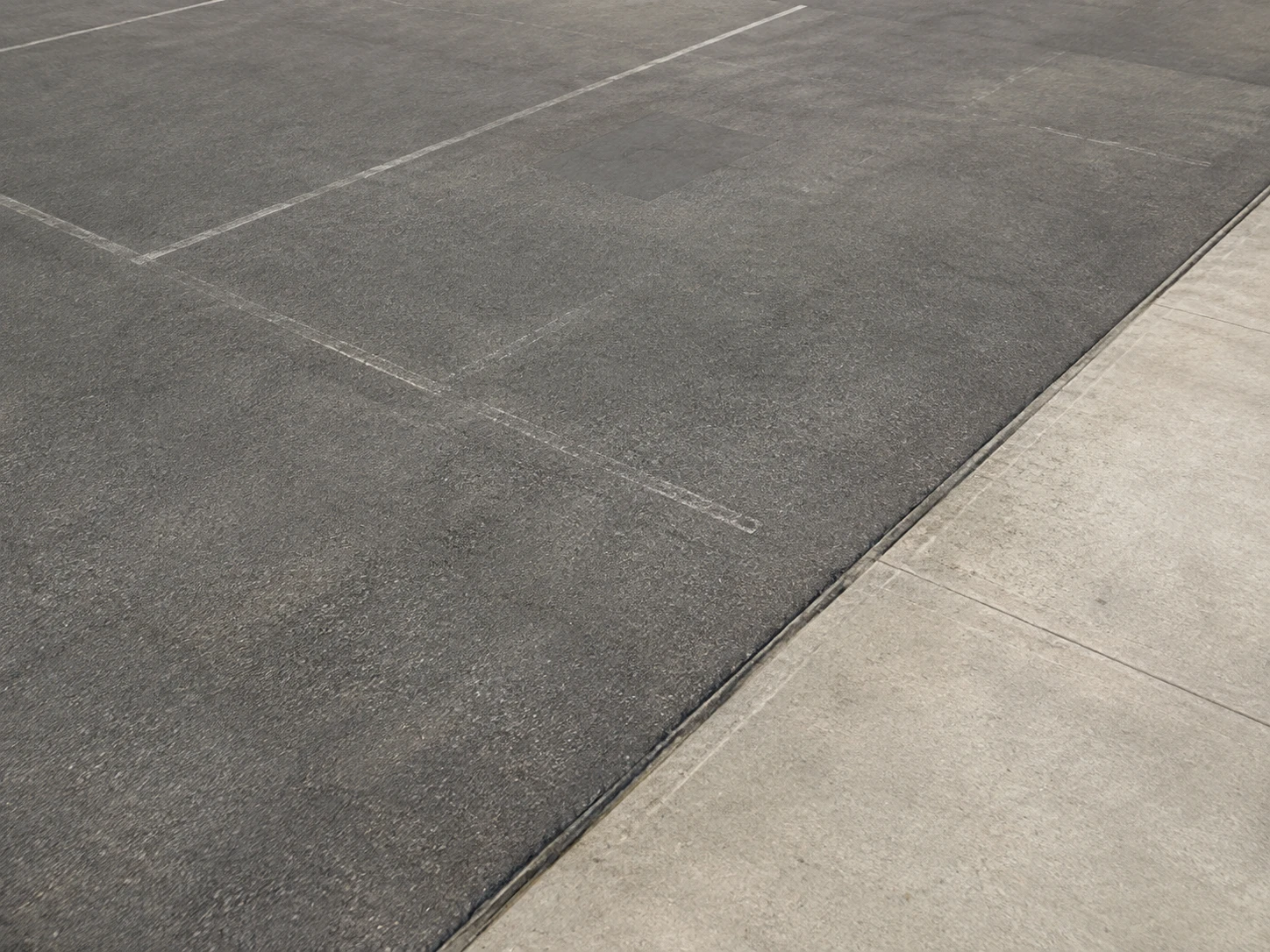 Prepared asphalt and concrete recreational court surfaces