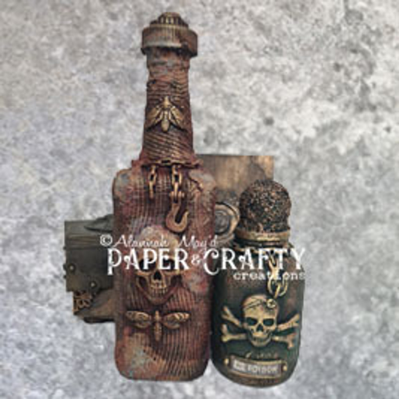 Mixed Media Bottles