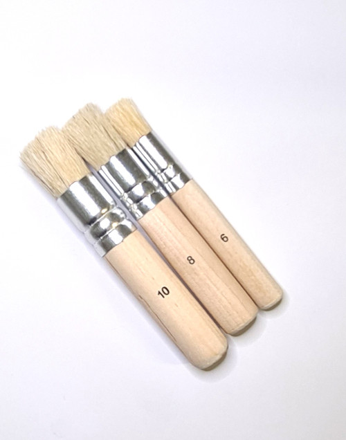Dabber Brush / Stencil Brush (Set of 3)