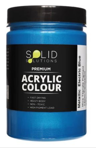 Metallic Acrylic Paint - Metallic Electric Blue 250ml