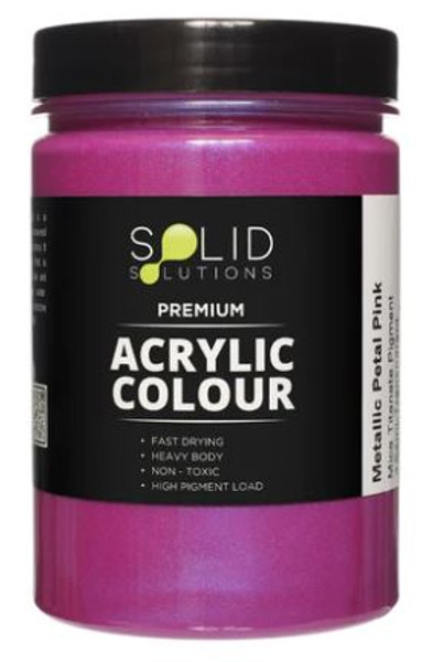 Metallic Acrylic Paint - Metallic Petal Pink 250ml