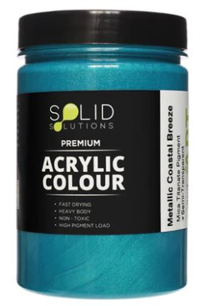 Metallic Acrylic Paint - Metallic Coastal Breeze 250ml