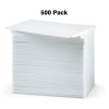 composite pvc pet cards blank pack of 500