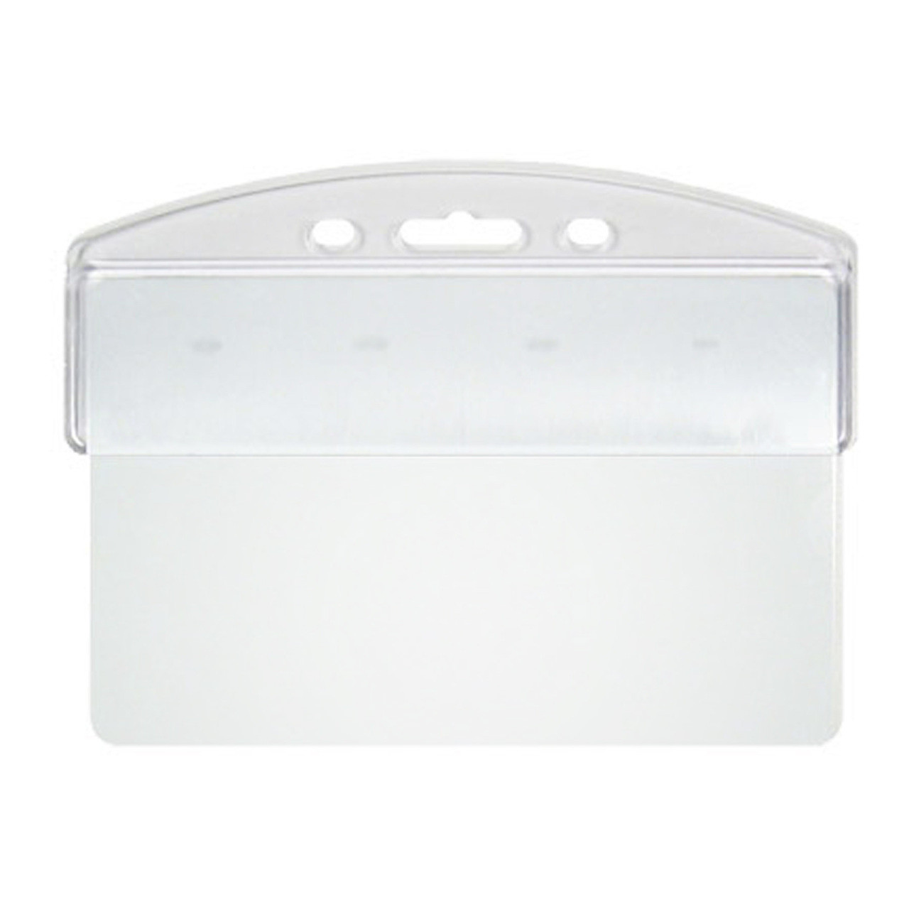 Holder-Rigid-Horz-Half Card asi47204: OUTER- 3.55in X 1.32in
