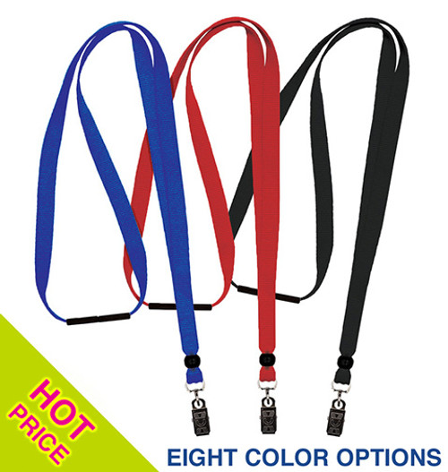 Promotional Customized 3/8 (10mm) Polyester Lanyard with J-Hook Attachment