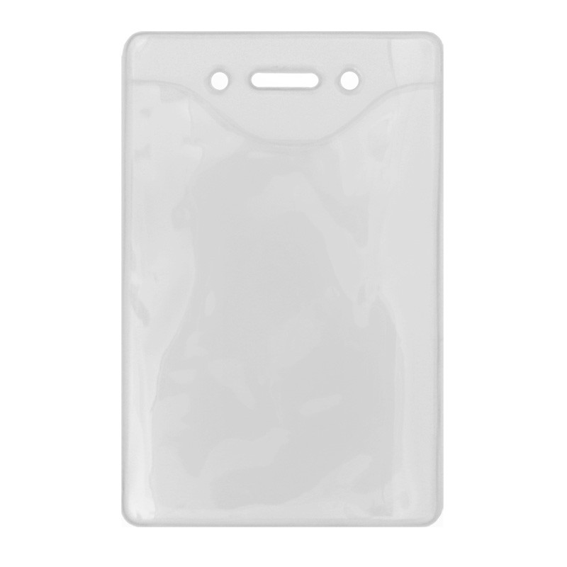 Holder-Vinyl-Vert-CR80 Size-Slot & Chain Holes: OUTER- 2.60in X Holder-Vinyl-Vert-CR80 Size-Slot & Chain Holes: OUTER- 2.60in X