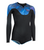 ION - Wetsuit FL - Muse Hot Shorty LS 1.5 FZ DL sky blue 32/XXS