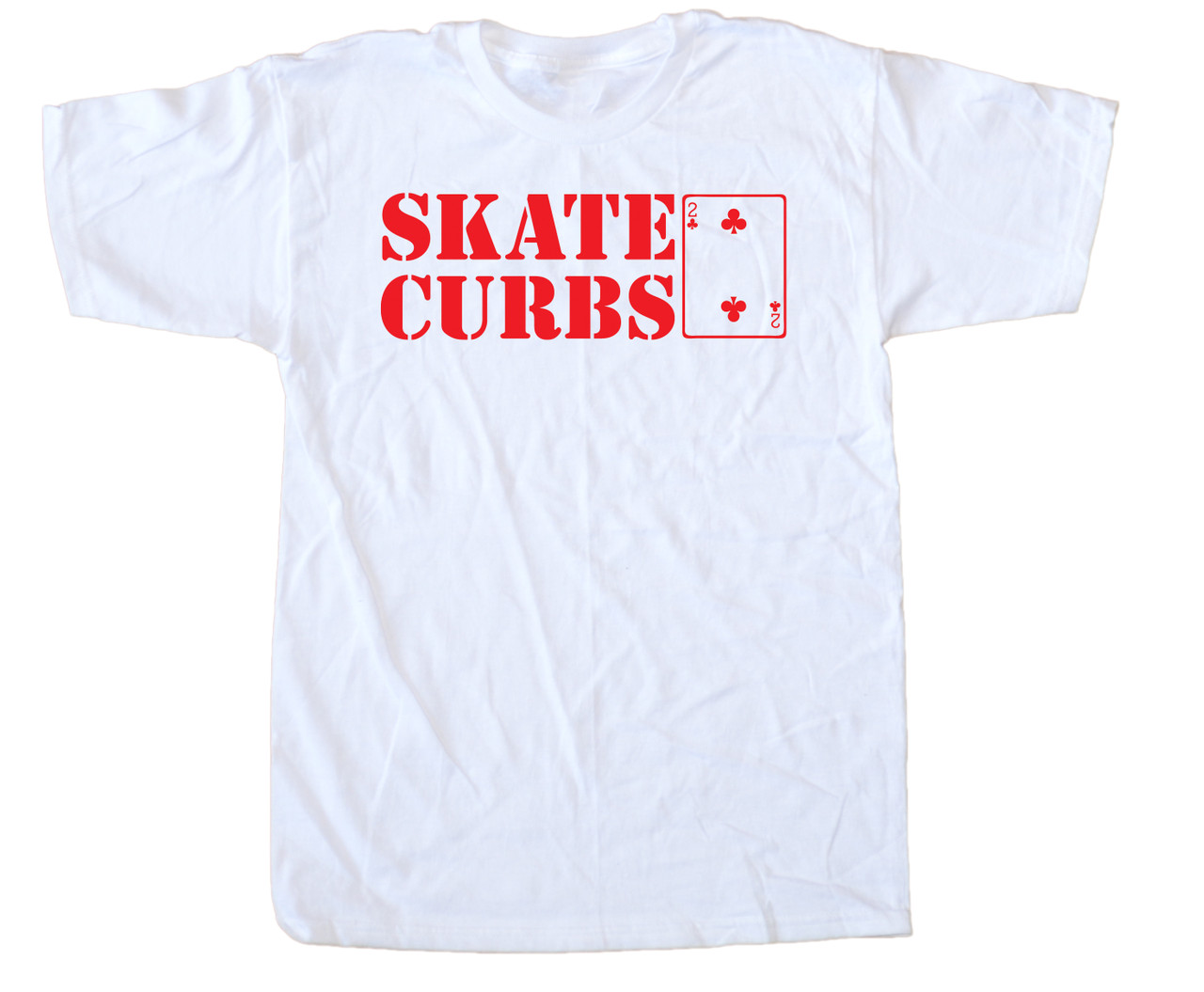 Skate Curbs - White T-Shirt - Lowcard Magazine