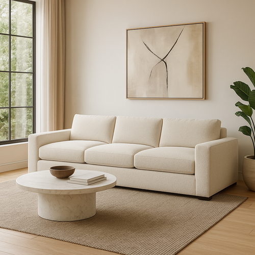 luxury sofa, custom sofa, handcrafted furniture, modern sofa, California furniture, designer living room furniture, premium sectional, high-end sofa white cream wood
apartment home decor