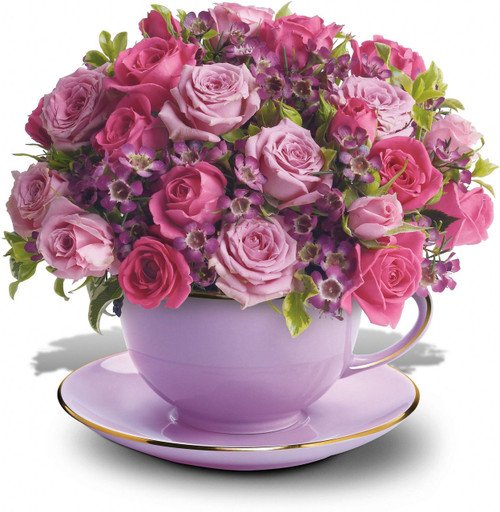 Cup of Roses Bouquet