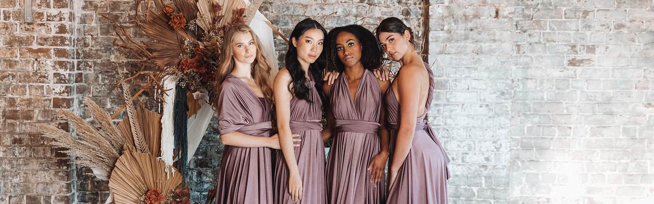 Luxe Satin Infinity Dresses