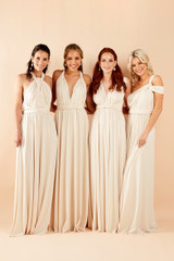 Classic Multiway Infinity Dress in Champagne Classic Multiway Infinity Dress in Champagne