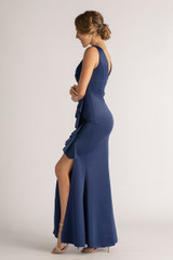 Eloise Sleeveless Split Mermaid Formal Dress in Navy Eloise Sleeveless Split Mermaid Formal Dress in Navy