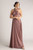 Luxe Satin Ballgown Multiway Infinity Dress in Dusty Mauve