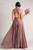 Luxe Satin Ballgown Multiway Infinity Dress in Dusty Mauve