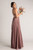Luxe Satin Ballgown Multiway Infinity Dress in Dusty Mauve