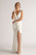 Eloise Sleeveless Split Mermaid Formal Dress in Ivory