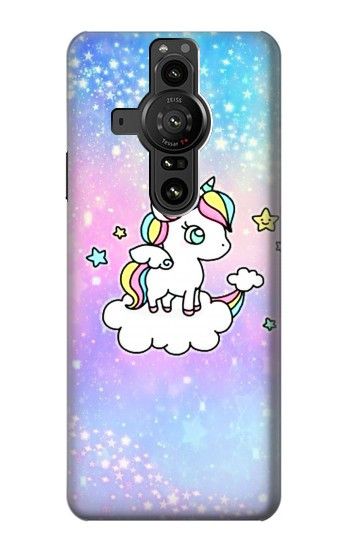 W3256 Cute Unicorn Cartoon Case Cover Custodia e Flip Case per Sony Xperia Pro-I W3256 Cute Unicorn Cartoon Case Cover Custodia e Flip Case per Sony Xperia Pro-I
