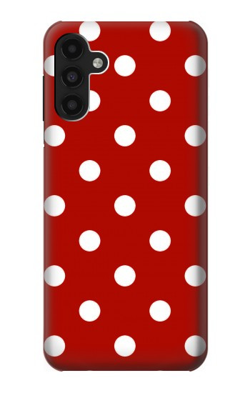 W2951 Red Polka Dots Case Cover Custodia e Flip Case per Samsung Galaxy A13 4G