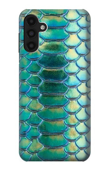 W3414 Green Snake Scale Graphic Print Case Cover Custodia e Flip Case per Samsung Galaxy A13 4G