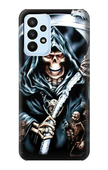 W0295 Grim Reaper Case Cover Custodia e Flip Case per Samsung Galaxy A23